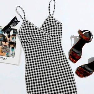 Plaid mini dress